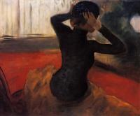 Degas, Edgar - Woman Trying on a Hat